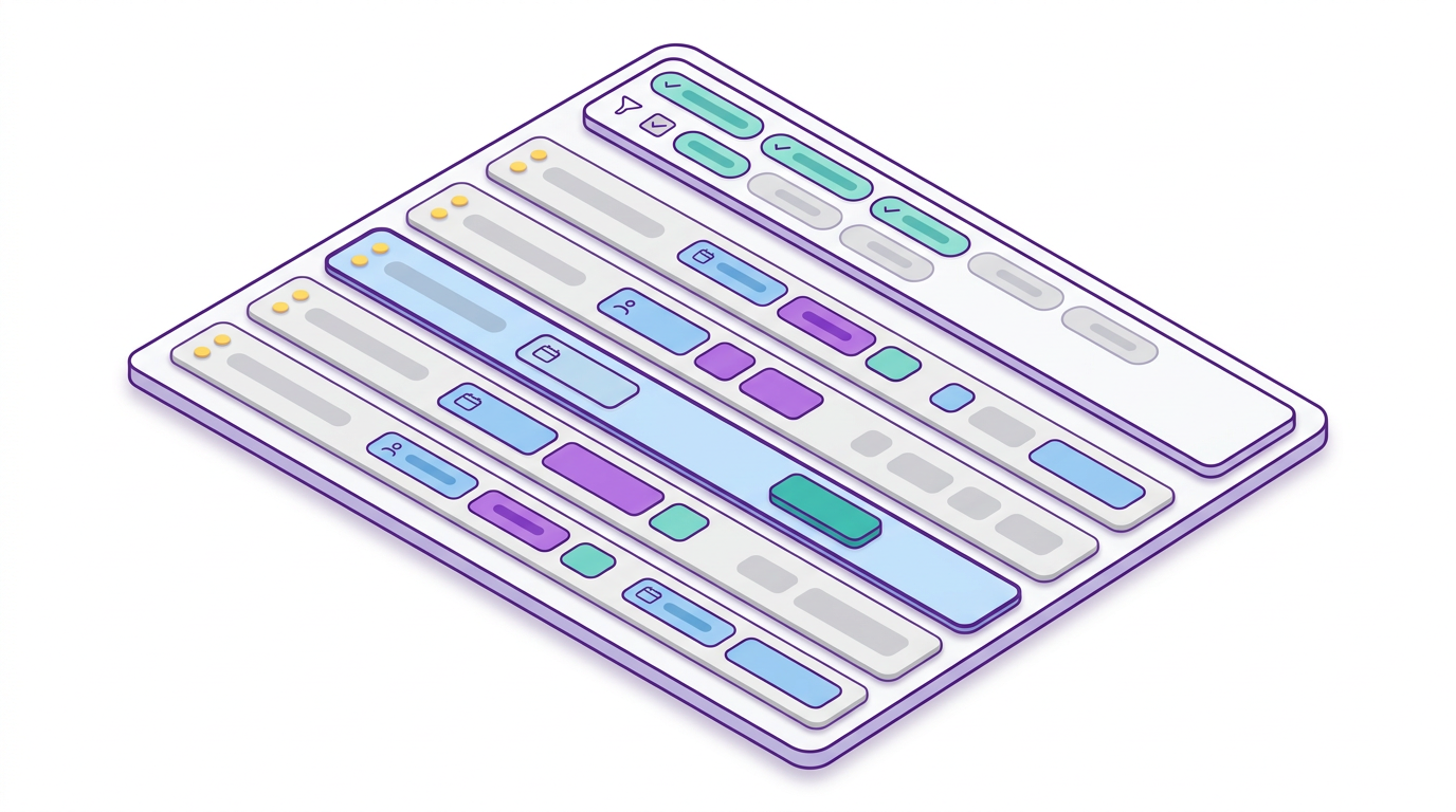 Illustration of defining and editing time slots in bulk
