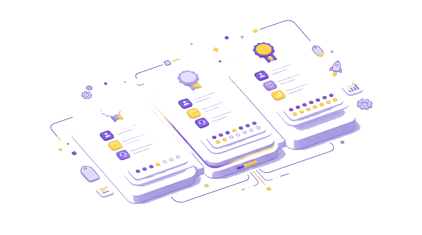 Illustration of ticket types and pricing setup