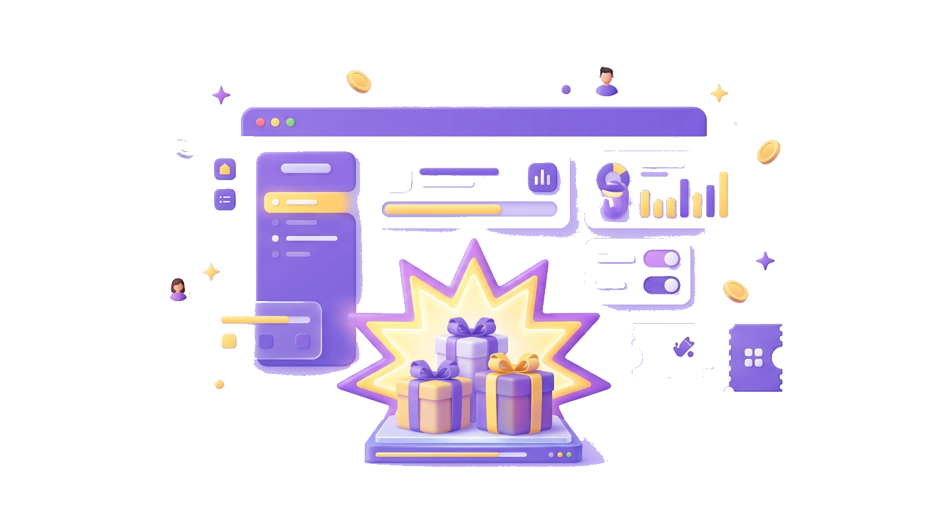 Illustration of discounts and add-on products