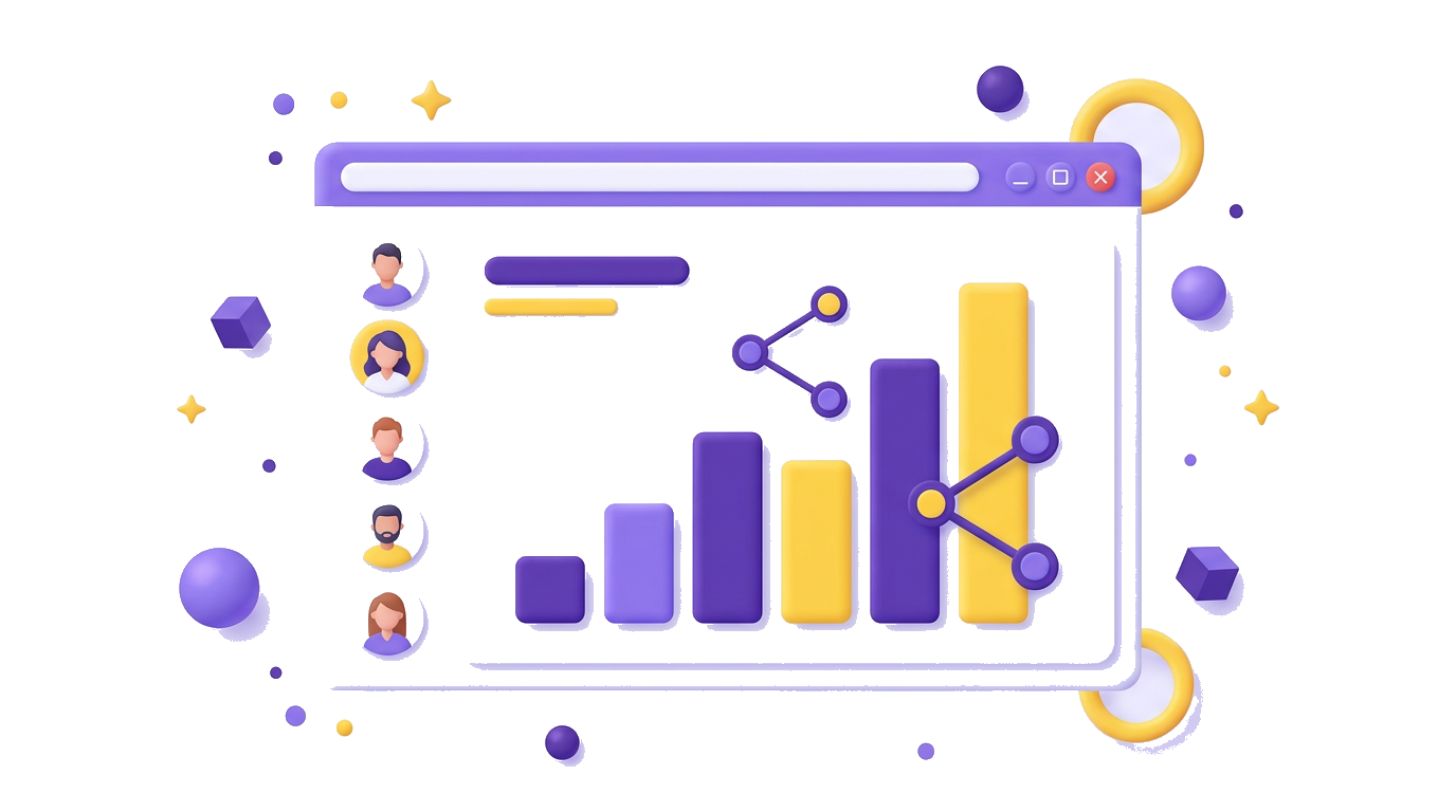 Illustration of a published event with sales and attendee tracking