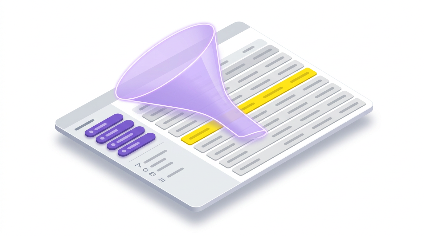 Illustration of filtering booking data and exporting results
