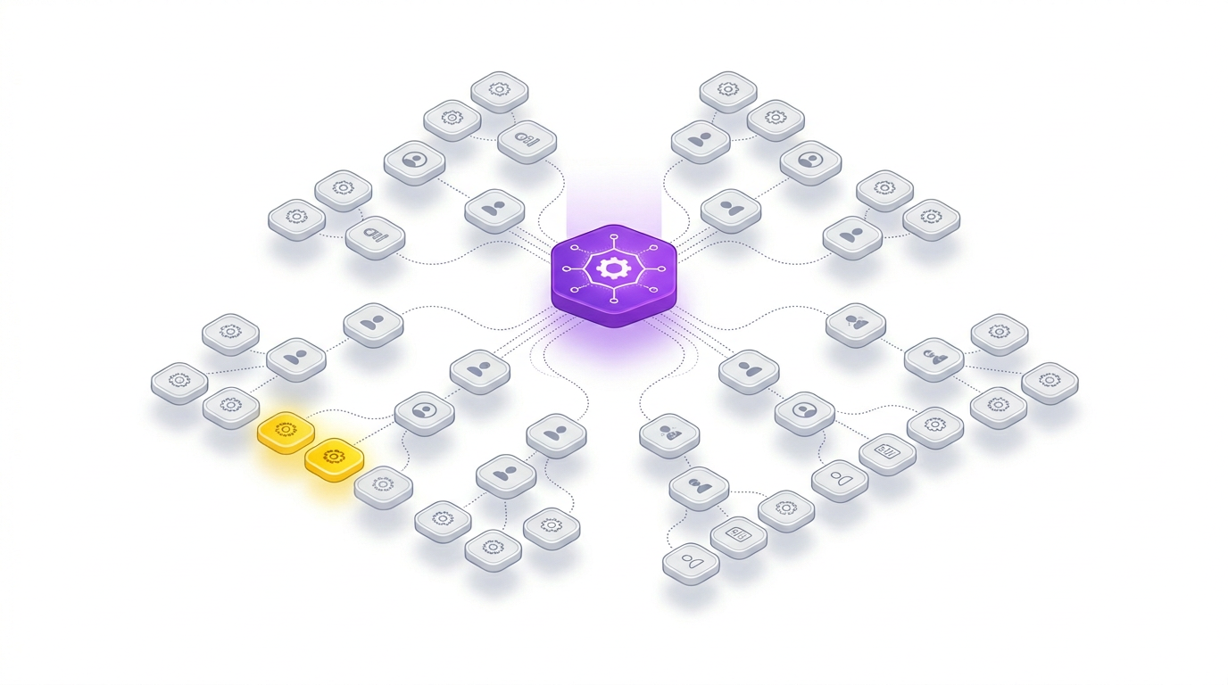 Illustration of organisation structure and sub-accounts
